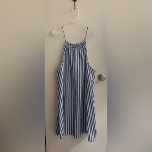 Striped maternity sundress